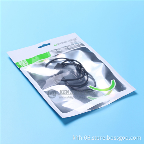 High Quality clear sliver phone case packaging bags